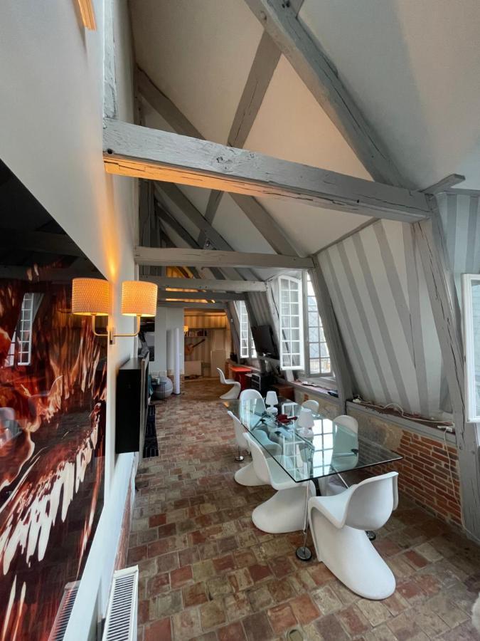 Le Loft Du Homard Bleu - Entre Ciel Et Mer - Free Parking 500M 옹플뢰르 외부 사진